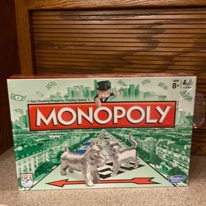 Monopoly Board Game with Cat Token New in Box